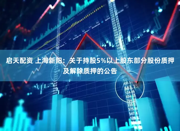 启天配资 上海新阳：关于持股5%以上股东部分股份质押及解除质押的公告